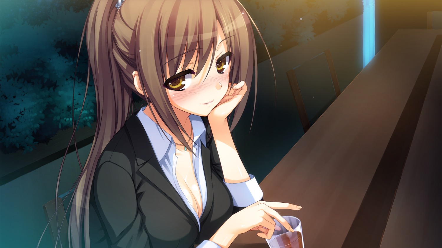 Anime girl in business suit Anime girl in business suit